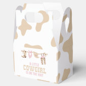 Rodeo Western Cowgirl Babydusche Geschenkschachtel (Geöffnet)