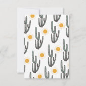 Rodeo Western, wie der Westen war eine Dankeschön- Dankeskarte (Rückseite)