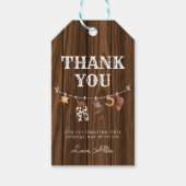 Rodeo Wild West rustic cowboy Western birthday Geschenkanhänger (Vorderseite)