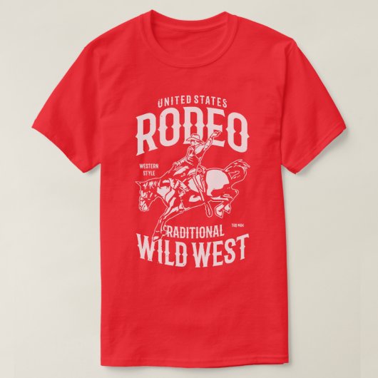 Rodeo Wild West T-Shirt (Design vorne)