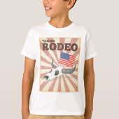 Rodeoplakat T-Shirt (Vorderseite)