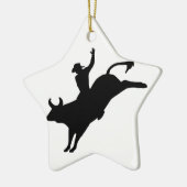 Rodeoreiter Keramik Ornament (Links)