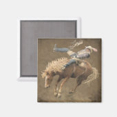 Rodeoreiter Magnet (Vorderseite/Rückseite)