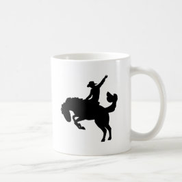 Rodeoreiter zu Pferd Kaffeetasse