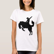 Rodeoreiter zu Pferd