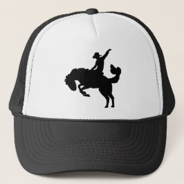 Rodeoreiter zu Pferd Truckerkappe