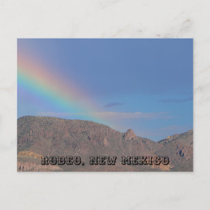 Rodeo's Regenbogen aus der Nähe Postkarte