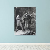 Roderick Dhu und Clansman Leinwanddruck (Insitu (Holzboden))