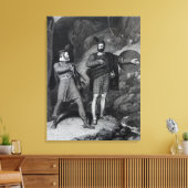 Roderick Dhu und Clansman Leinwanddruck (Insitu (Wohnzimmer))