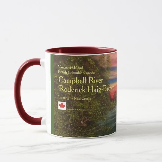 Roderick Haig-Brown am Fluss Campbell. BC Fischen! Tasse (Links)
