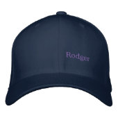 Rodger bestickte Männer Name, Baseballkappe (Vorderseite)