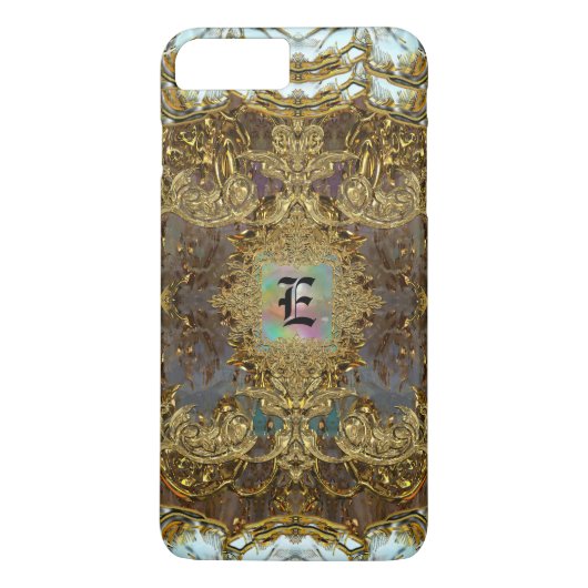 Rodgette Moore Elegant Monogramm 7 Plus Case-Mate iPhone Hülle (Rückseite)