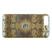 Rodgette Moore Elegant Monogramm 7 Plus Case-Mate iPhone Hülle (Rückseite (Horizontal))