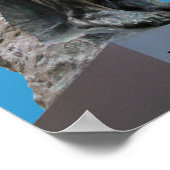 Rodin’s Thinker Statue - Think Positiv Poster (Ecke)