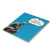 Rodins Denker - Füge deinen eigenen Gedanken hinzu Fliese (Seite)