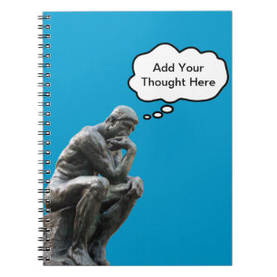 Rodins Denker - Füge deinen eigenen Gedanken hinzu Notizblock