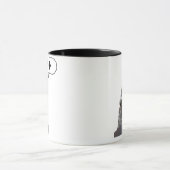 Rodins Denker-Statue - Denk Positiv Tasse (Zentrum)