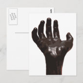 Rodin's Hand Postkarte (Vorne/Hinten)