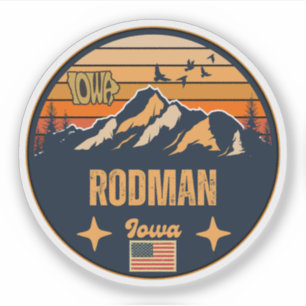 Rodman, Iowa Aufkleber