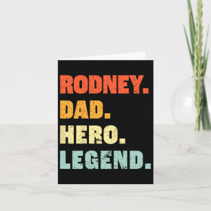Rodney Vater Hero Legend Personalisierter Individu Karte