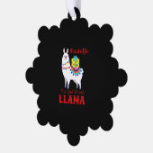 Rodolfo The Red Nosed Llama Ornament Karte (Linke Ecke)
