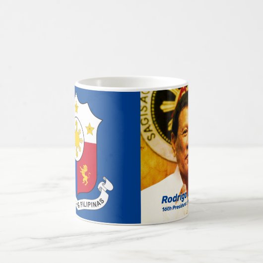 Rodrigo Duterte, 16. Präsident der Philippinen Kaffeetasse (Mittel)