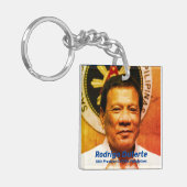 Rodrigo Duterte, 16. Präsident der Philippinen Schlüsselanhänger (Vorderseite links)