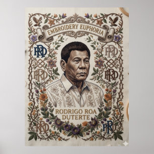 RODRIGO ROA DUTERTE - Präsident der Liebe der Phil Poster