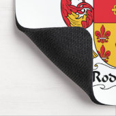 Rodrigues Familienwappen Mousepad (Ecke)