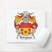 Rodrigues Familienwappen Mousepad (Mit Mouse)