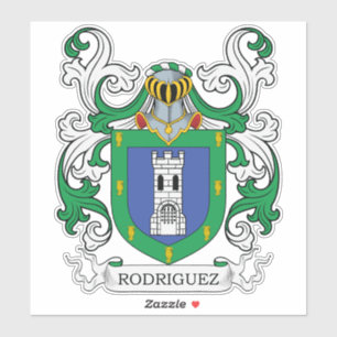 Rodriguez Familienwappen Aufkleber