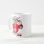 Rodriguez-Familienwappen Kaffeetasse (Vorderseite Links)