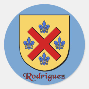 Rodriguez Family Shield Stickers