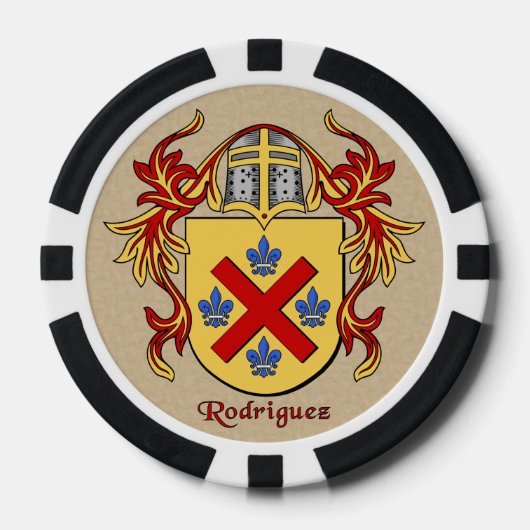 Rodriguez Heraldic Arms Pokerchips (Vorderseite)