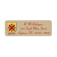 Rodriguez Heraldic Shield