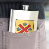 Rodriguez Heraldic Shield Flachmann (Beispiel)