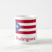 Rodriguez-Puertorikaner-Flagge Kaffeetasse (Mittel)