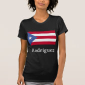 Rodriguez-Puertorikaner-Flagge T-Shirt (Vorderseite)