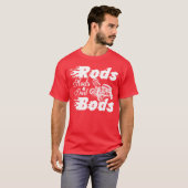 Rods Mods Dad Bods Retro Oldtimer Autos Junge Jung T-Shirt (Vorne ganz)