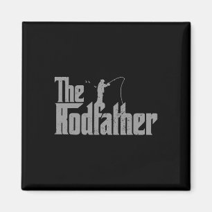 Rodvater Funny Fishing Lover Rod Fish Vater Fisher Magnet
