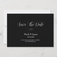 ROE Black & White Simple Wedding