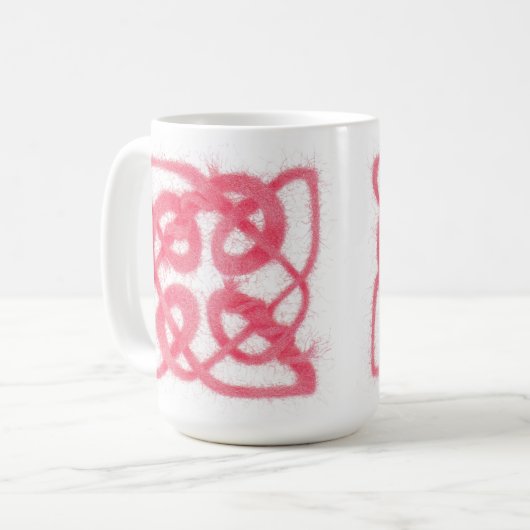 ROE CELTIC KNOT Tor Weiße Tasse (Vorderseite Links)