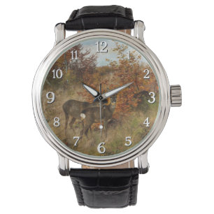 Roe Dee mit Herbst lässt Vintage Tierwelt zurück Armbanduhr