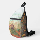 Roe Deer Capreolus capreolus in Forest Sunlight Crossbody Bag (Rechte Ecke)