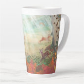 Roe Deer Capreolus capreolus in Forest Sunlight Milchtasse (Rechte Ecke)