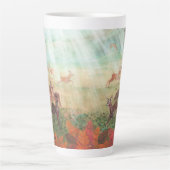 Roe Deer Capreolus capreolus in Forest Sunlight Milchtasse (Vorderseite)