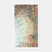 Roe Deer Capreolus capreolus in Forest Sunlight Serviette (Vorderseite)