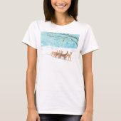 Roe Deer im Winter T-Shirt (Vorderseite)