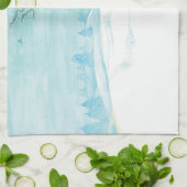 Roe Deer im Winterwald mit Schnee Geschirrtuch (Gefaltet)