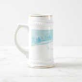 Roe Deer Winterschneewaldlandschaft Bierglas (Links)